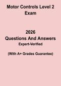 Motor Controls Level 2 PDF &vert; Industrial Electrical Exam Prep&comma; Practice Questions & Study Guide