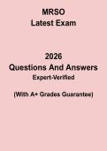 MRSO Latest Exam PDF &vert; MRI Safety Officer Certification Practice Test & Study Guide