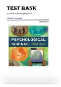 TEST BANK FOR Psychological Science 6th Edition by Michael S&period; Gazzaniga &comma; ISBN&colon; 9780393640342 &vert;All Chapters Verified&vert; Guide A&plus;