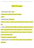 NSG 554 exam 4 questions and correct answers 