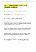 TCCC Test Questions Review 2026 &vert; Verified Graded A &vert; Complete Study Guide