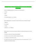 Fire Fighter I Exam - Chapter 17 Questions with Correct Answers 100&percnt; Verified