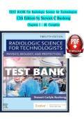 Test Bank for Radiologic Science for Technologists &ndash; 12th Edition &lpar;2026&rpar; by Bush &vert; Exam Prep & Study Questions