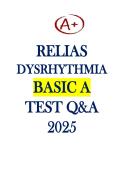 &lbrace;Download&rcub; Relias Dysrhythmia Basic Test  Answers 2026 Dysrhythmia Basic A &lbrace;A&plus;  GRADED 100&percnt; VERIFIED&rcub;