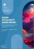 Scriptie Fontys HRM & Psychologie - Verbeteren van gezondheid bij medewerkers - Geslaagd &lpar;8&rpar; in 2024