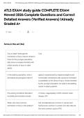 ATLS EXAM study guide COMPLETE EXAM Newest 2026 Complete Questions and Correct Detailed Answers &lpar;Verified Answers&rpar; &vert;Already Graded A&plus;