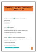 6130 EXAM QUESTIONS AND ANSWERS GRADED A&plus; 2026