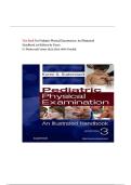 Test Bank for Pediatric Physical Examination&colon; An Illustrated Handbook&comma; 3rd Edition &vert; Karen G&period; Duderstadt &vert; Latest Update 2026 &vert; Exam Prep Q&A PDF