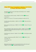 Ob&sol;gyn ACOG Exam Comprehensive Questions and Answers &vert;  A&plus; Graded &vert; With Expert Solutions