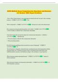 ACOG Bulletin Exam Comprehensive Questions and Answers  &vert; A&plus; Graded &vert; With Expert Solutions