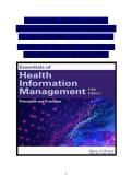 Full Test Bank & Confirmed Answers for Essentials of Health Information Management &ndash; Principles and Practices&comma; 5th Edition