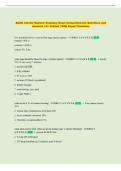 ACOG Uterine Rupture Summary Exam Comprehensive Questions and  Answers &vert; A&plus; Graded &vert; With Expert Solutions 