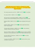 ACOG PB139 Premature Rupture of Membranes Exam  Comprehensive Questions and Answers &vert; A&plus; Graded &vert; With  Expert Solutions
