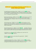 ACOG Exam Comprehensive Questions and Answers &vert; A&plus;  Graded &vert; With Expert Solutions 