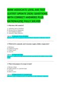 BMW ASSOCIATE LEVEL ASE TEST  &lpar;LATEST UPDATE 2026&rpar; QUESTIONS  WITH CORRECT ANSWERS PLUS  RATIONALES&vert;&vert; FULLY SOLVED 
