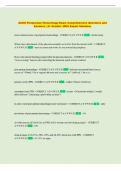ACOG Postpartum Hemorrhage Exam Comprehensive Questions and  Answers &vert; A&plus; Graded &vert; With Expert Solutions