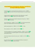 Creog ACOG Exam Comprehensive Questions and Answers &vert;  A&plus; Graded &vert; With Expert Solutions 