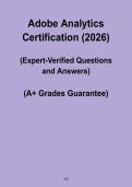 Adobe Analytics Certification PDF &vert; Exam Prep & Study Guide for Professionals