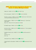 CREOG - High Yield Exam Comprehensive Questions and  Answers &vert; A&plus; Graded &vert; With Expert Solutions