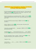 ACOG Review Exam Comprehensive Questions and Answers  &vert; A&plus; Graded &vert; With Expert Solutions 