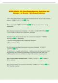 ACOG Bulletin 226 Exam Comprehensive Questions and  Answers &vert; A&plus; Graded &vert; With Expert Solutions