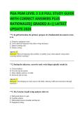 PGA PGM LEVEL 3 3&period;0 FULL STUDY GUIDE  WITH CORRECT ANSWERS PLUS  RATIONALES&vert;&vert; GRADED A&plus;&vert;&vert; LATEST  UPDATE 2026 