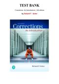 Test Bank for Corrections&colon; An Introduction 6th Edition by Richard Seiter&comma; Chapter 1-16 &vert; All Chapters