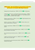 uWISE ACOG - Abnormal OB Exam Comprehensive Questions  and Answers &vert; A&plus; Graded &vert; With Expert Solutions