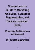 Comprehensive Guide to Marketing Analytics&comma; Customer Segmentation & Data Visualization PDF &vert; Study & Practice Guide