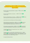 ACOG Bulletins&colon; Obstetrics&sol;MFM management Exam  Comprehensive Questions and Answers &vert; A&plus; Graded &vert; With  Expert Solutions