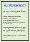 HESI PHARMACOLOGY EXIT EXAM LATEST 2026-2027 ACTUAL  EXAM WITH COMPLETE QUESTIONS AND CORRECT DETAILED  ANSWERS &lpar;100&percnt; VERIFIED ANSWERS&rpar; &vert;ALREADY GRADED A&plus;&vert;  &vert;&vert;PROFESSOR VERIFIED&vert;&vert; &vert;&vert;BRANDNEW&excl;&excl;&excl;&vert;&vert; 