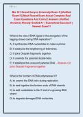 Bio 181 Grand Canyon University Exam 3 &vert;&vert;Verified  Exam&excl;&excl;&excl;&vert;&vert; Most Recent Exam Actual Complete Real  Exam Questions And Correct Answers &lpar;Verified  Answers&rpar; Already Graded A&plus; &vert; Guaranteed Success&excl;&excl; &vert;  Newest Exam&excl;&excl;&excl; 