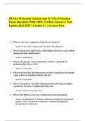 3B Fire Protection General and 3C Fire Protection Exam Questions With 100&percnt; Verified Answers &vert; New Update 2026&sol;2027 &vert; Graded A&plus; &vert; Assured Pass&period;
