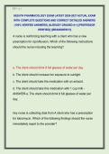 HESI PN PHARMACOLOGY EXAM LATEST 2026-2027 ACTUAL EXAM  WITH COMPLETE QUESTIONS AND CORRECT DETAILED ANSWERS  &lpar;100&percnt; VERIFIED ANSWERS&rpar; &vert;ALREADY GRADED A&plus;&vert; &vert;&vert;PROFESSOR  VERIFIED&vert;&vert; &vert;&vert;BRANDNEW&excl;&excl;&excl;&vert;&vert;