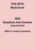 PCS APTA Mock Exam PDF &vert; Pediatric Clinical Specialist Practice Test & Certification Review