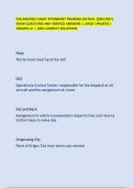 PSA AIRLINES FLIGHT ATTENDANT TRAINING &lpar;ACTUAL 2026&sol;2027&rpar; EXAM QUESTIONS AND VERIFIED ANSWERS &vert; LATEST UPDATED &vert; GRADED A&plus; &vert; 100&percnt; CORRECT SOLUTIONS&period; 