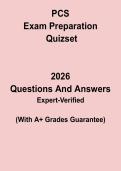 PCS Exam Prep Quizset PDF &vert; Pediatric Clinical Specialist Practice Questions & Certification Review