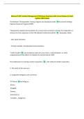 National Traffic Incident Management &lpar;TIM&rpar; Exam Questions with Correct Answers&vert; Latest  Update 100&percnt; Solved 