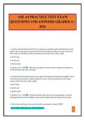 ASE A4 PRACTICE TEST EXAM QUESTIONS AND ANSWERS GRADED A&plus; 2026
