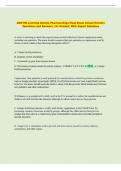 AND RN Learning System Pharmacology Final Exam Comprehensive  Questions and Answers &vert; A&plus; Graded &vert; With Expert Solutions 