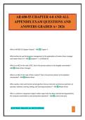 AR 600-55 CHAPTER 4-8 AND ALL APPENDIX EXAM QUESTIONS AND ANSWERS GRADED A&plus; 2026