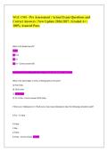 WGU C955 - Pre Assessment &vert; Actual Exam Questions and Correct Answers &vert; New Update 2026&sol;2027 &vert; Graded A&plus; &vert; 100&percnt; Assured Pass&period;