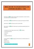 BIOL 230 UBC EXAM QUESTIONS AND ANSWERS GRADED A&plus; 2026