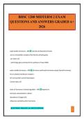 BHSC 1200 MIDTERM 2 EXAM QUESTIONS AND ANSWERS GRADED A&plus; 2026