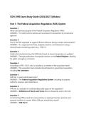 CON 3990 Exam Study Guide &lpar;2026&sol;2027 Syllabus&rpar;