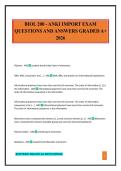BIOL 200 - ANKI IMPORT EXAM QUESTIONS AND ANSWERS GRADED A&plus; 2026