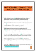 BPS 2110 MIDTERM 2 EXAM QUESTIONS AND ANSWERS GRADED A&plus; 2026