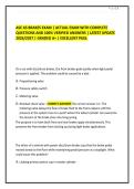 ASE A5 BRAKES EXAM &vert; ACTUAL EXAM WITH COMPLETE QUESTIONS AND 100&percnt; VERIFIED ANSWERS &vert; LATEST UPDATE 2026&sol;2027 &vert; GRADED A&plus; &vert; EXCELLENT PASS&period;