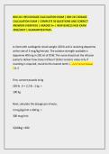 BSN 215 HESI DOSAGE CALCULATION EXAM &vert; BSN 215 DOSAGE CALCULATION EXAM &vert; COMPLETE 50 QUESTIONS AND CORRECT ANSWERS &lpar;VERIFIED&rpar; &vert; GRADED A&plus; &vert; NEW BSN215 HESI EXAM 2026&sol;2027 &vert; GUARANTEED PASS&period;