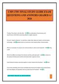 CMN 170V FINAL STUDY GUIDE EXAM QUESTIONS AND ANSWERS GRADED A&plus; 2026